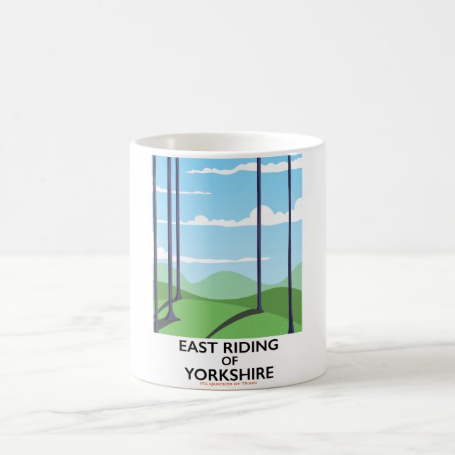Mug Affiche de voyage dans l'East Riding of Yorkshire (Centre)