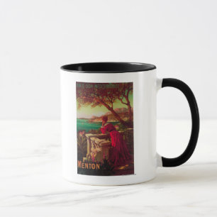 Mug Affiche de voyage de la Côte d'Azur # 2