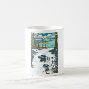 Mug Affiche de voyage de Merced River en Californie