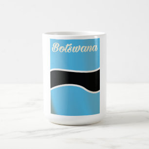 Mug Affiche de voyage de style vintage du drapeau nati