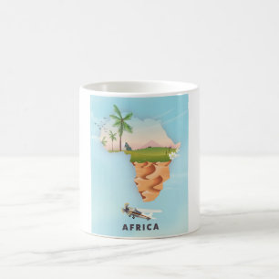 Mug Affiche de voyage en Afrique