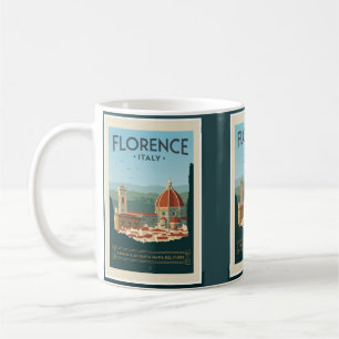 Mug Affiche de voyage Florence Italie