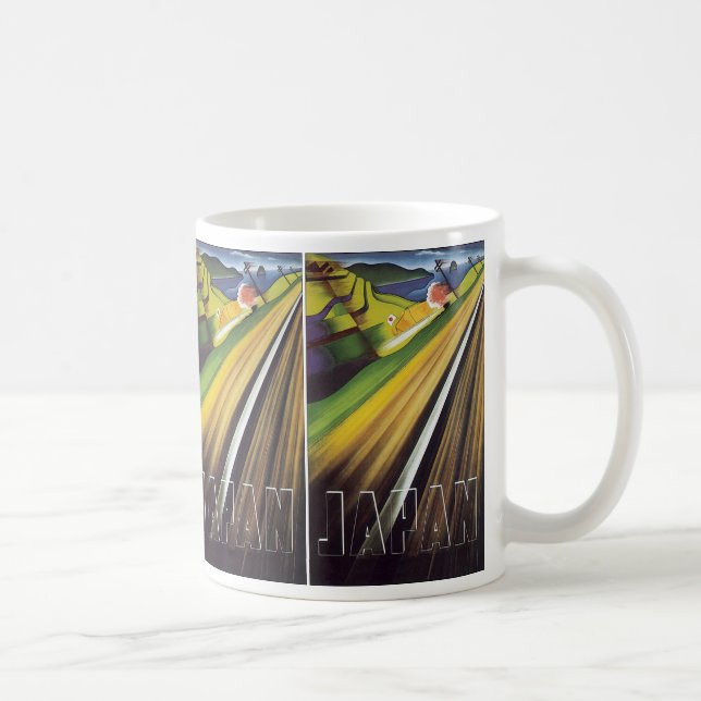 Mug Affiche de voyage japonaise (Droite)
