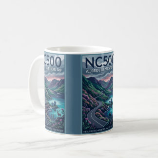 Mug Affiche de voyage NC500, le road trip ultime en Éc