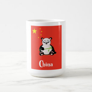 Mug Affiche de voyage Panda Chine.
