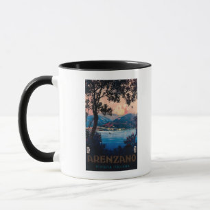Mug Affiche de voyage Riviera italienne
