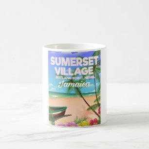 Mug Affiche de voyage Sumerset Village Jamaïque