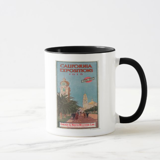 Mug Affiche des expositions en Californie #1 (Droite)