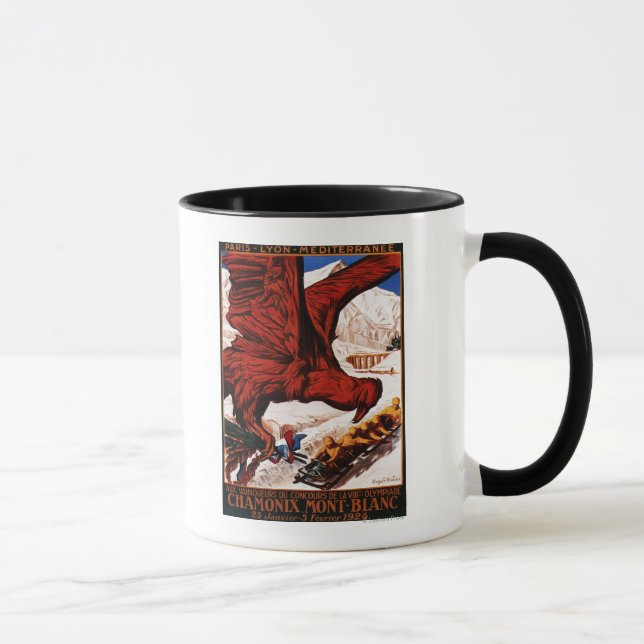 Mug Affiche des Jeux olympiques d'hiver de 1924 (Droite)