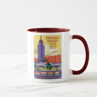 Mug Affiche du salon mondial de Chicago 1933