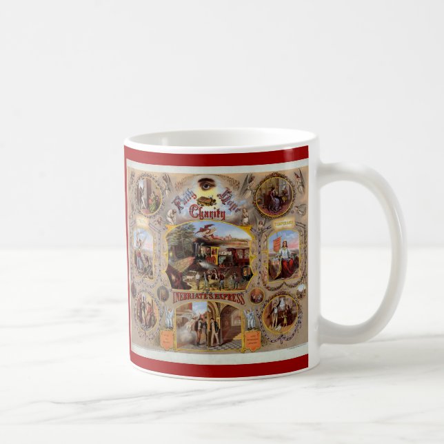 Mug Affiche maçonnique (Droite)