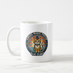 Mug Affiche Magie de Cirque Chat Mignon Design - Cirqu