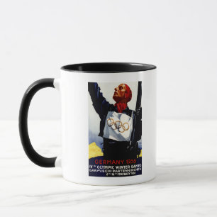 Mug Affiche olympique de publicité de 1936 jeux