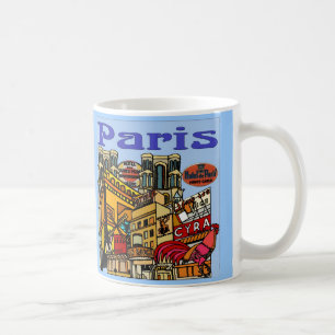 Mug Affiche Paris Travel
