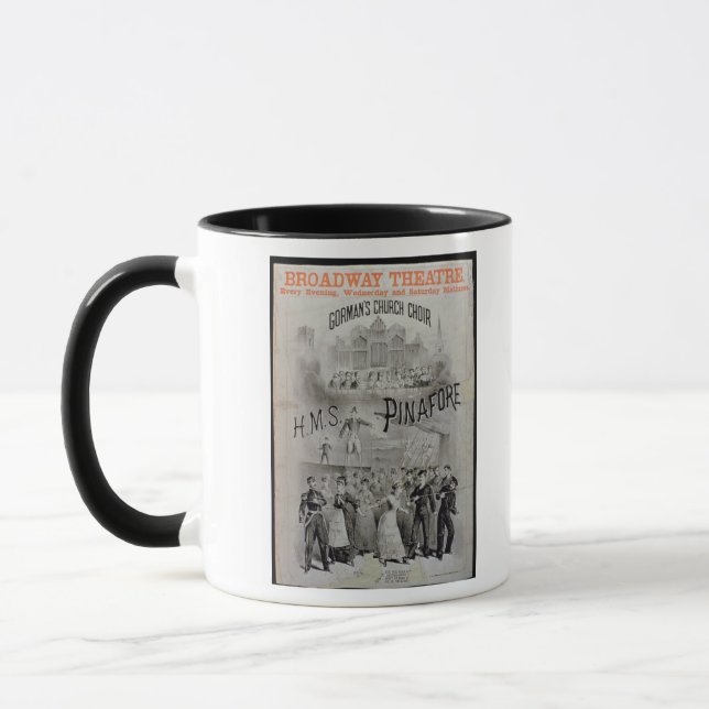 Mug Affiche pour la "chasuble de voie HMP", exécutée (Gauche)