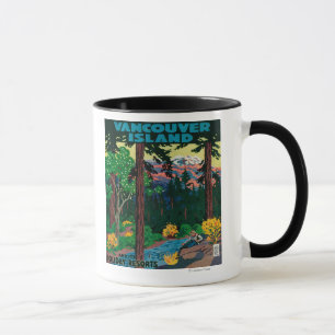 Mug Affiche publicitaire de l'île de Vancouver