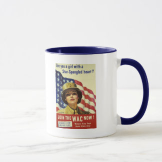 Mug Affiche recruteuse de WAC