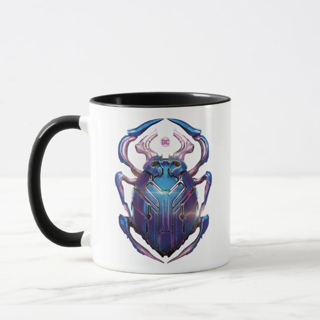 Mug Affiche théâtrale Blue Beetle Scarab (Gauche)