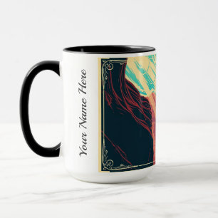 Mug Affiche vintage de Zion National Park dans le styl