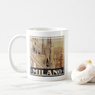 Mug Affiche Vintage voyage De La Cathédrale À Milan, I