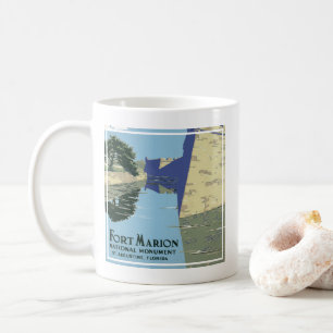 Mug Affiche Vintage voyage montrant Fort Marion