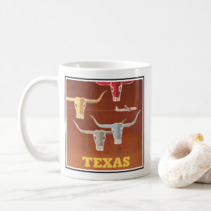 Mug Affiche Voyage Pour American Airlines Vers Texas