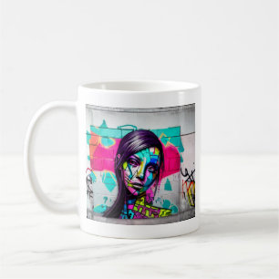 Mug Afficher les couleurs True   Graffiti Ai Généré