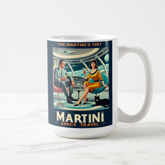 Mug Affiches de voyage spatiaux Martini Les Martini's  (Droite)