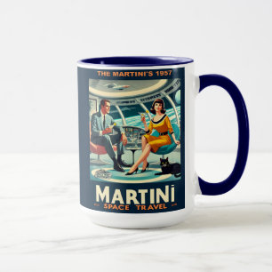Mug Affiches de voyage spatiaux Martini Les Martini's
