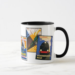 Mug Affiches vintages de chemin de fer
