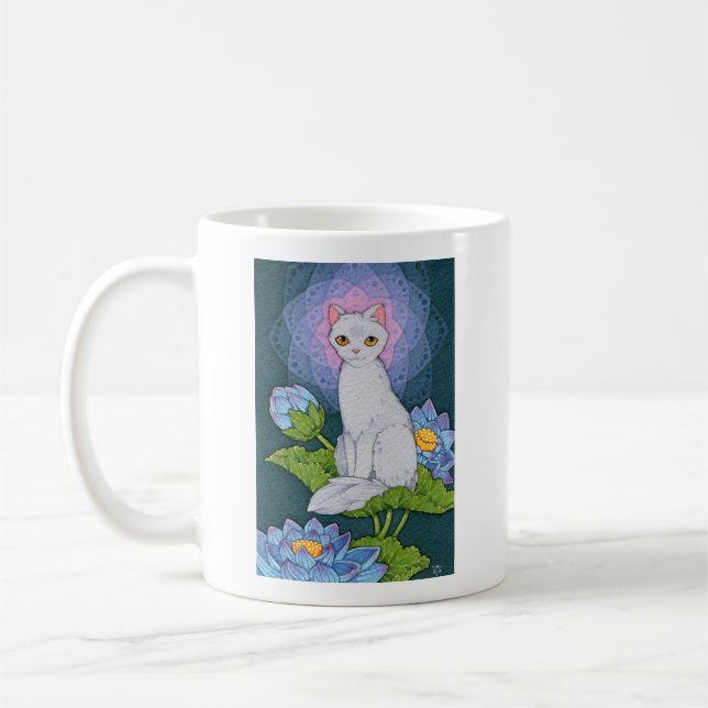 Mug Affirmation d'Oracle de chats d'imaginaire - (Gauche)