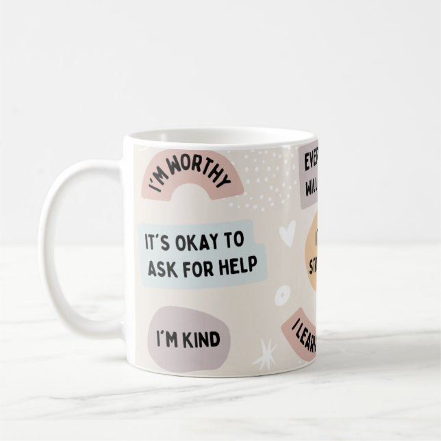 Mug Affirmation personnelle : Maman Cadeau, Amateu (Gauche)