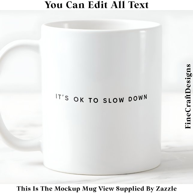 Mug Affirmation positive et citation de vie consciente (Créateur téléchargé)