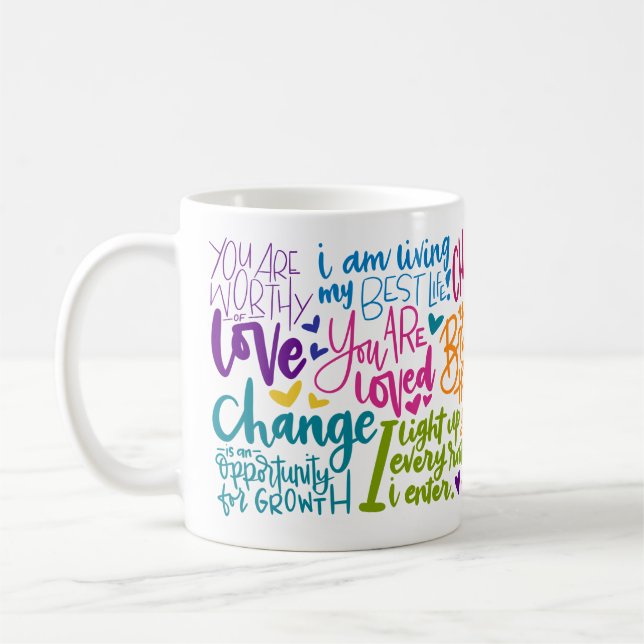 Mug Affirmation quotidienne (Gauche)