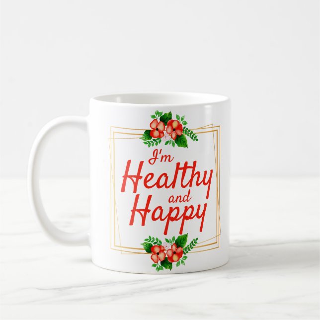 Mug affirmations positives citations pour le travail e (Gauche)