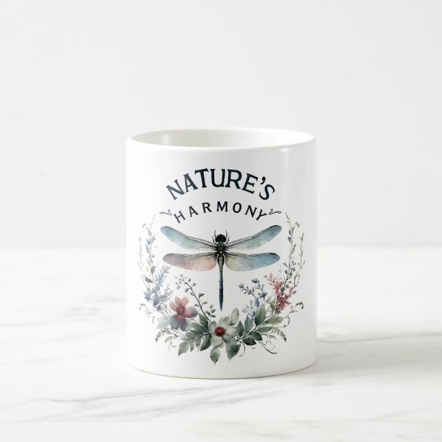 Mug Affirmations positives de libellules (Centre)