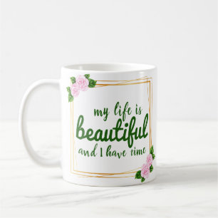 Mug affirmations positives pour l'acceptation du trava