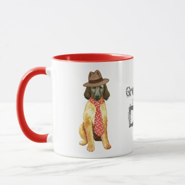 Mug Afghan Hound Papa (Gauche)