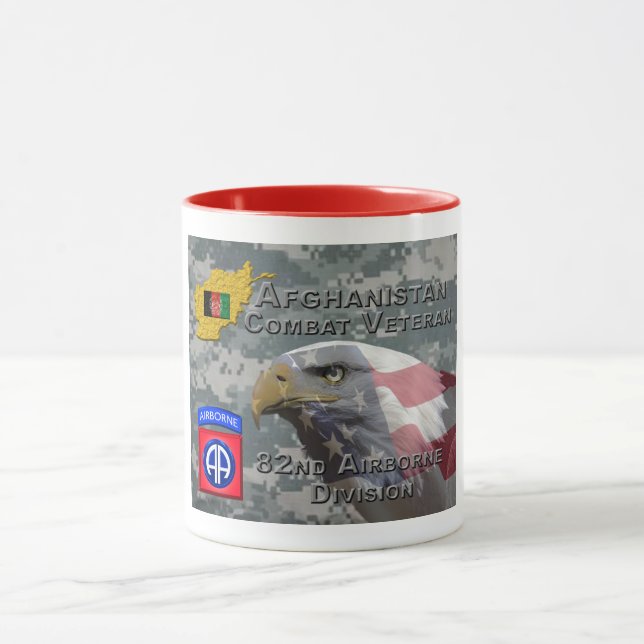 Mug " Afghanistan Combat Veteran " - 82e Divis aéropor (Centre)