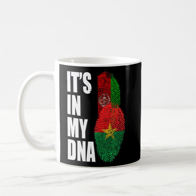 Mug Afghanistan Et Burkinabé Mélange Drapeau Adn Patri (Gauche)
