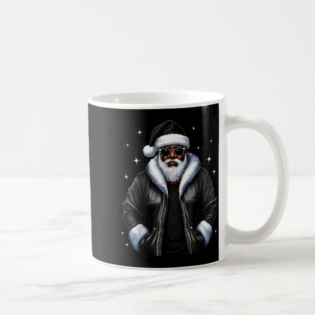 Mug African American Christmas Xmas Afro Santa Claus  (Droite)