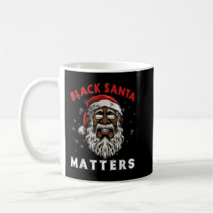 Mug African American Santa Black Matters Christmas Paj