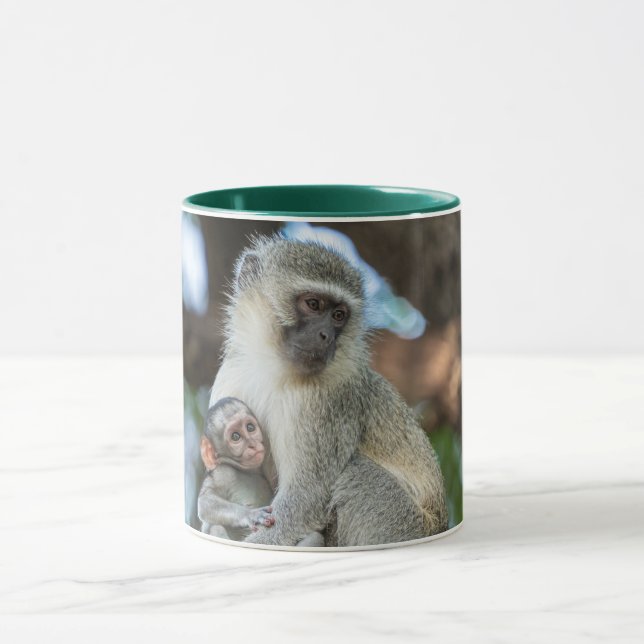 Mug African Monkey Moment – Wildlife (Centre)
