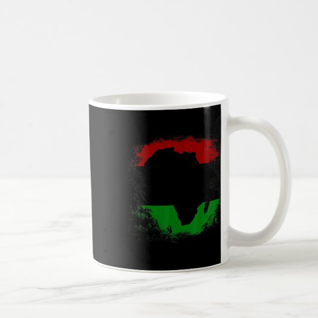 Mug Afrique Drapeau Afrique Carte du continent panafri (Droite)