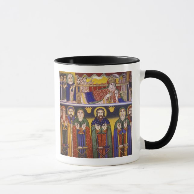 Mug Afrique, Éthiopie. Œuvre d'art représentant des ap (Droite)