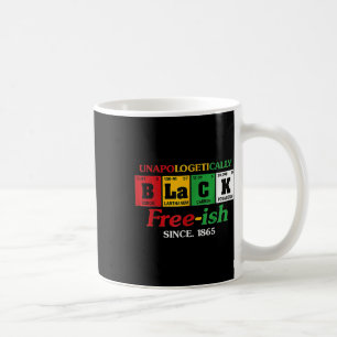 Mug Afrique Noir Unapologetiquement Libre depuis 1865