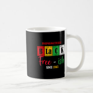 Mug Afrique Noir Unapologetiquement Libre depuis 1865