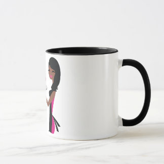 Mug Afro-américain de Cutie de petit gâteau de 311