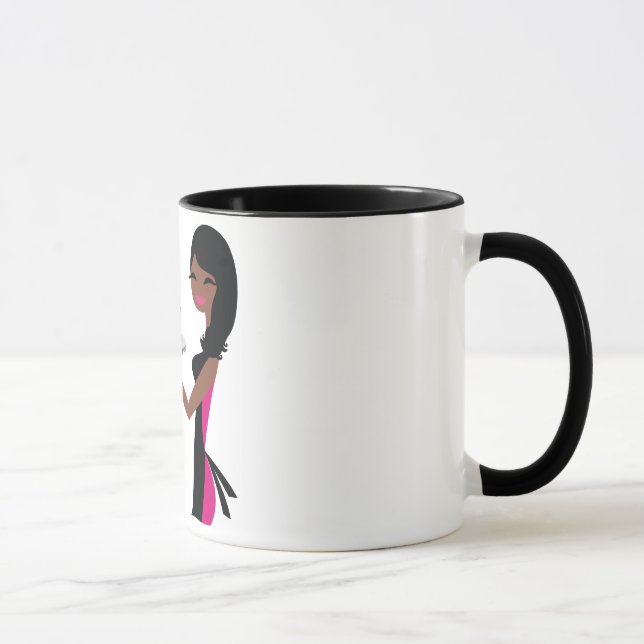 Mug Afro-américain de Cutie de petit gâteau de 311 (Droite)