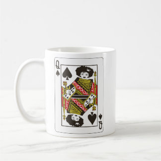 Mug Afro Queen of Spades Carte Black Queen of Spade